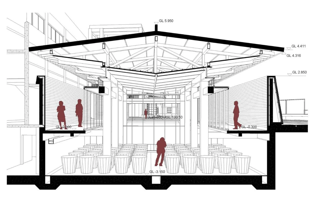 BIM Architecture | Yongchun Qiaoxin Red Vinegar Sightseeing Factory/Boyue Architectural Design
