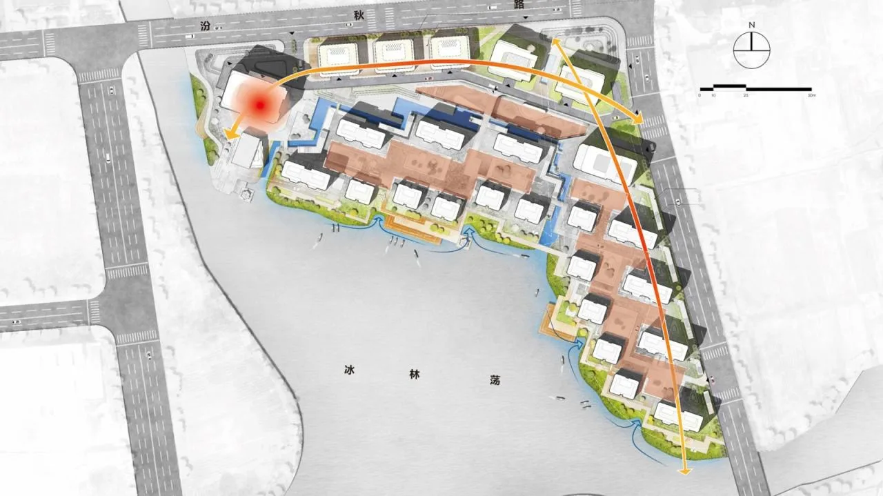 BIM Architecture | Yangtze River Delta Science and Technology Dahuangxin Research Institute: Creating a Jiangnan Water Town style Characteristic Industrial Park/Sanyi Architecture at the 'Origin' of the Yangtze River Delta