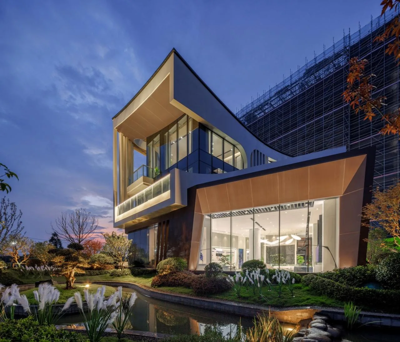 BIM Architecture | Yangtze River Delta Science and Technology Dahuangxin Research Institute: Creating a Jiangnan Water Town style Characteristic Industrial Park/Sanyi Architecture at the 'Origin' of the Yangtze River Delta