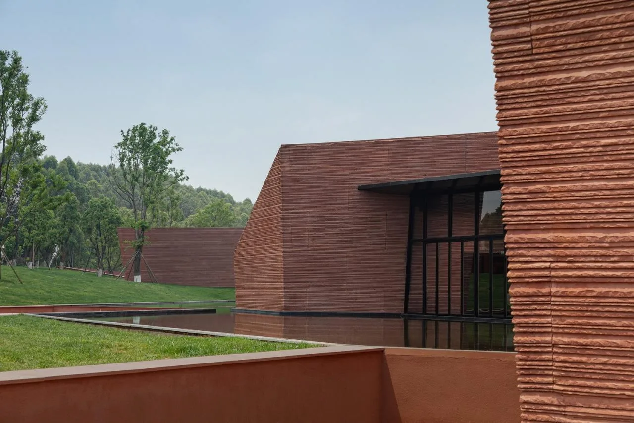 BIM Architecture | Red Stone Array, Yunnan Dongfeng Yun Art Center/Meng Fanhao