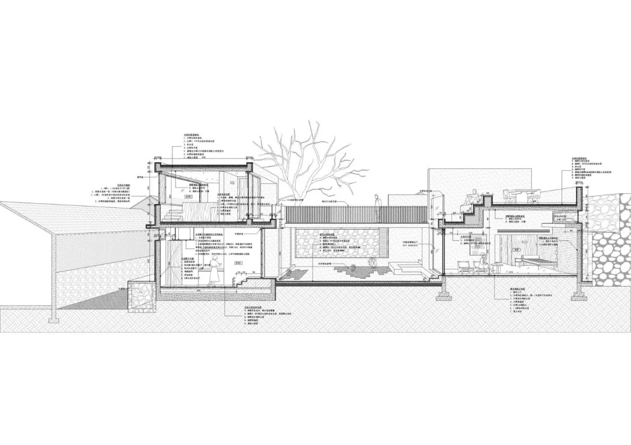 BIM Architecture | A Slow Courtyard in the Mountains: Bridge Under the Great Wall/Narrative Space Architecture Firm