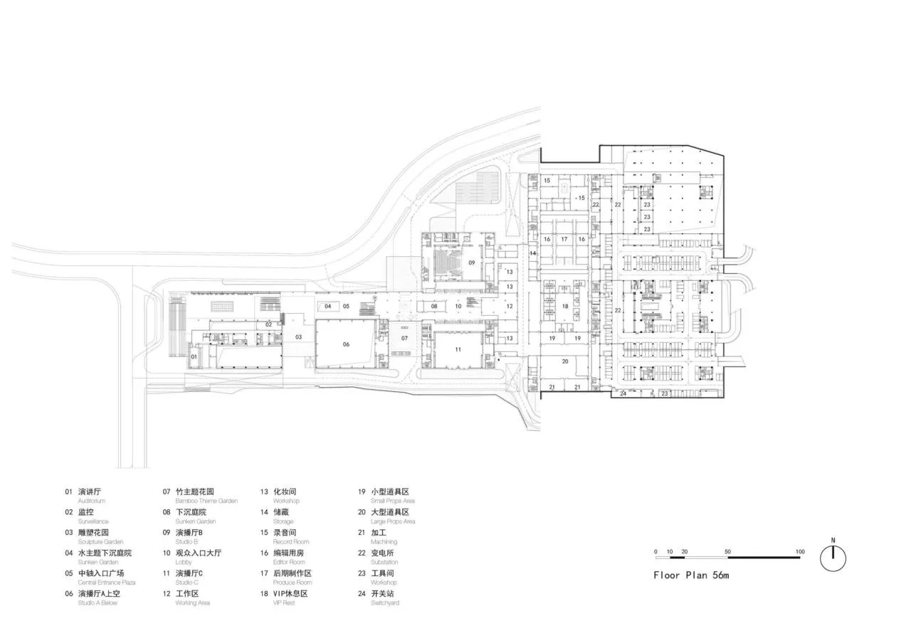 BIM Architecture | Hunan Radio and Television Program Production Base/HPP Architecture Firm