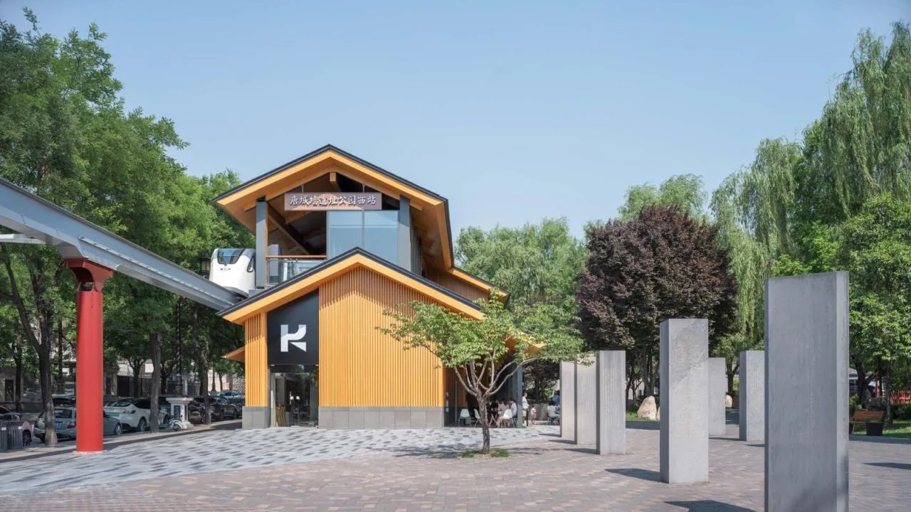 BIM Architecture | Qujiang Tourism Light Rail Station Renovation and Upgrading/Shanghai Bingren Architectural Firm