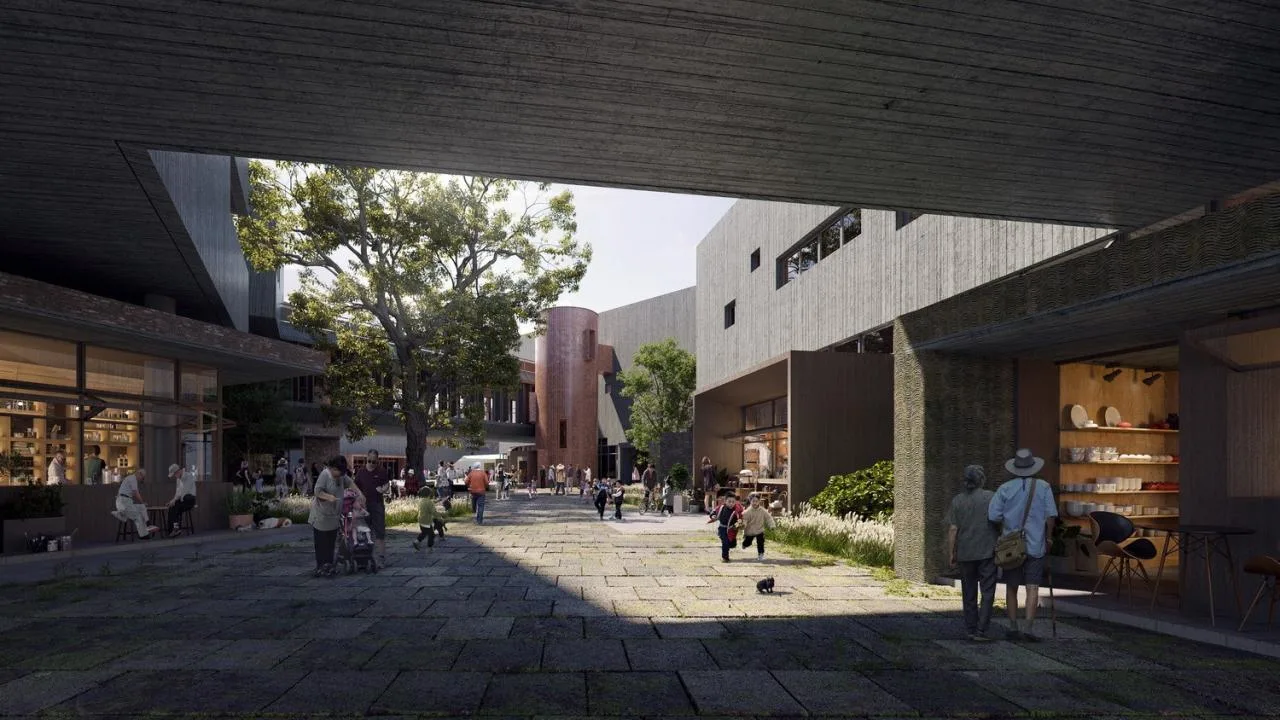 BIM Architecture | Zhejiang Lishui Guyan Painting Town Art Center Breaks Ground/Meng Fanhao line+Architecture Firm