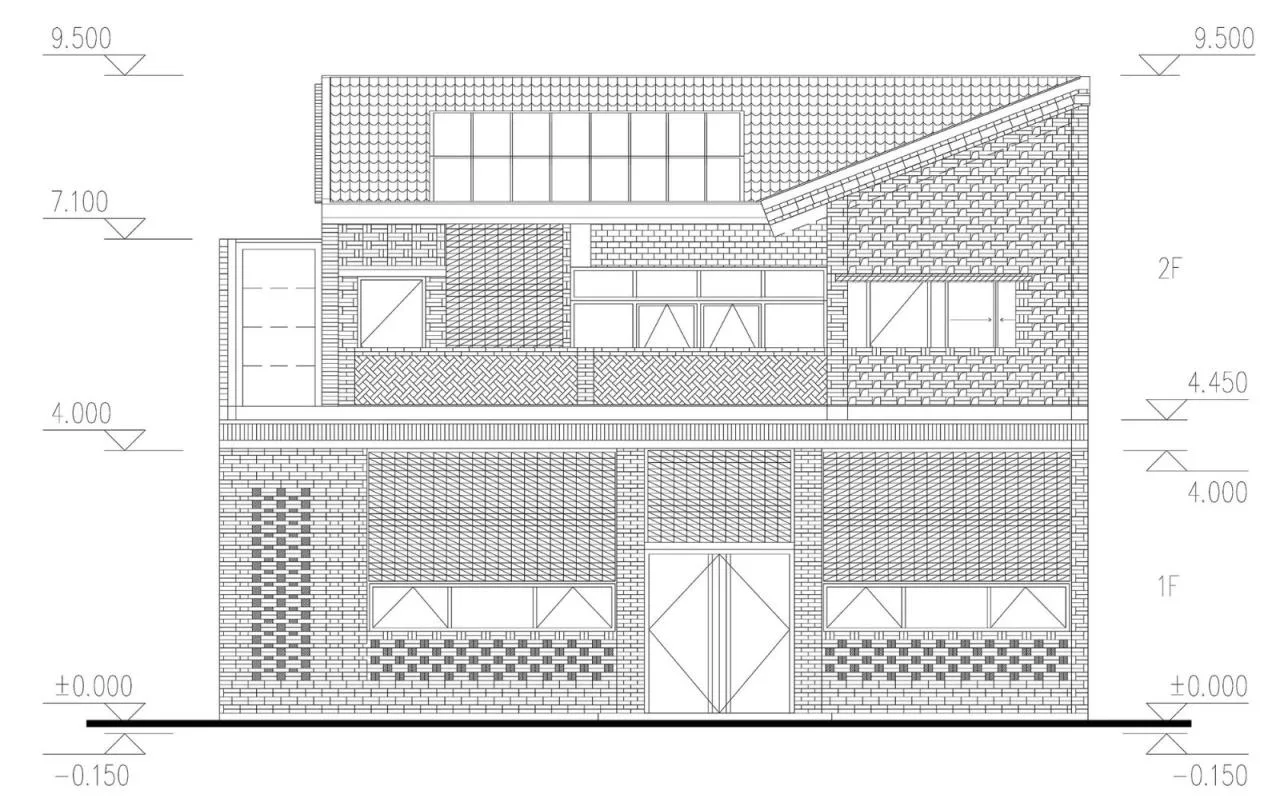 BIM Architecture | Weinan Bayi Village Glass Brick House/Xi'an University of Architecture and Technology Design and Research Institute