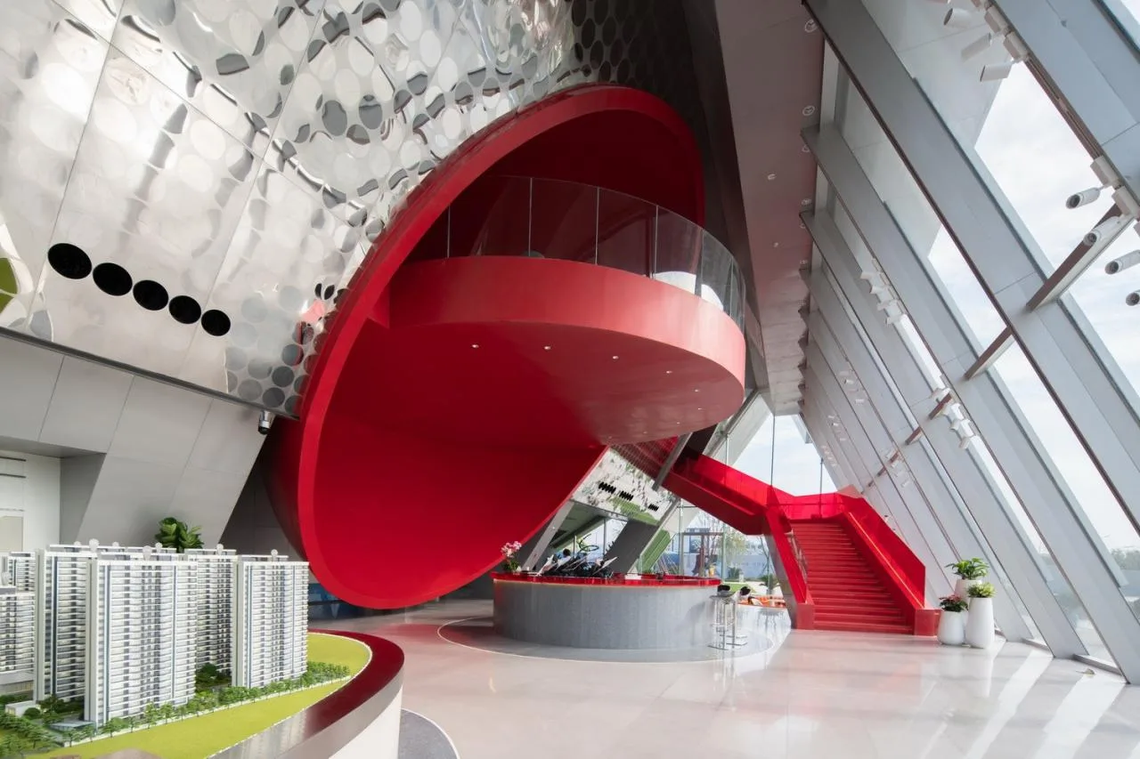 BIM Architecture | Chongwen Langyue Exhibition Center in Jinghe New City, Xi'an/AOE Construction Team
