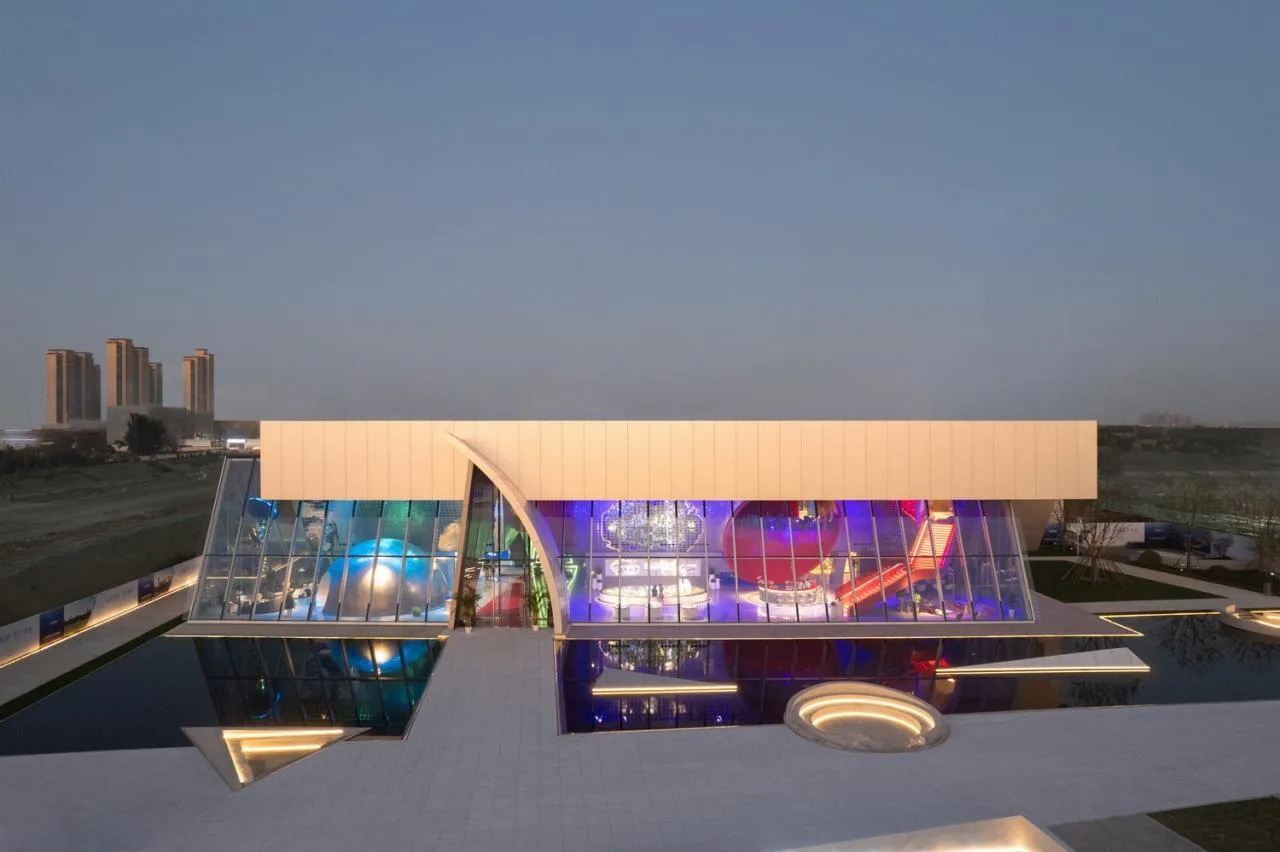 BIM Architecture | Chongwen Langyue Exhibition Center in Jinghe New City, Xi'an/AOE Construction Team