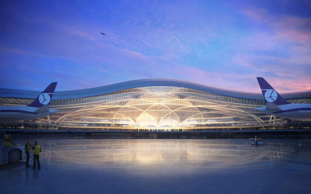 BIM Architecture | Poland CPK Airport Competition: Weaving Design/Foster+Partners wins