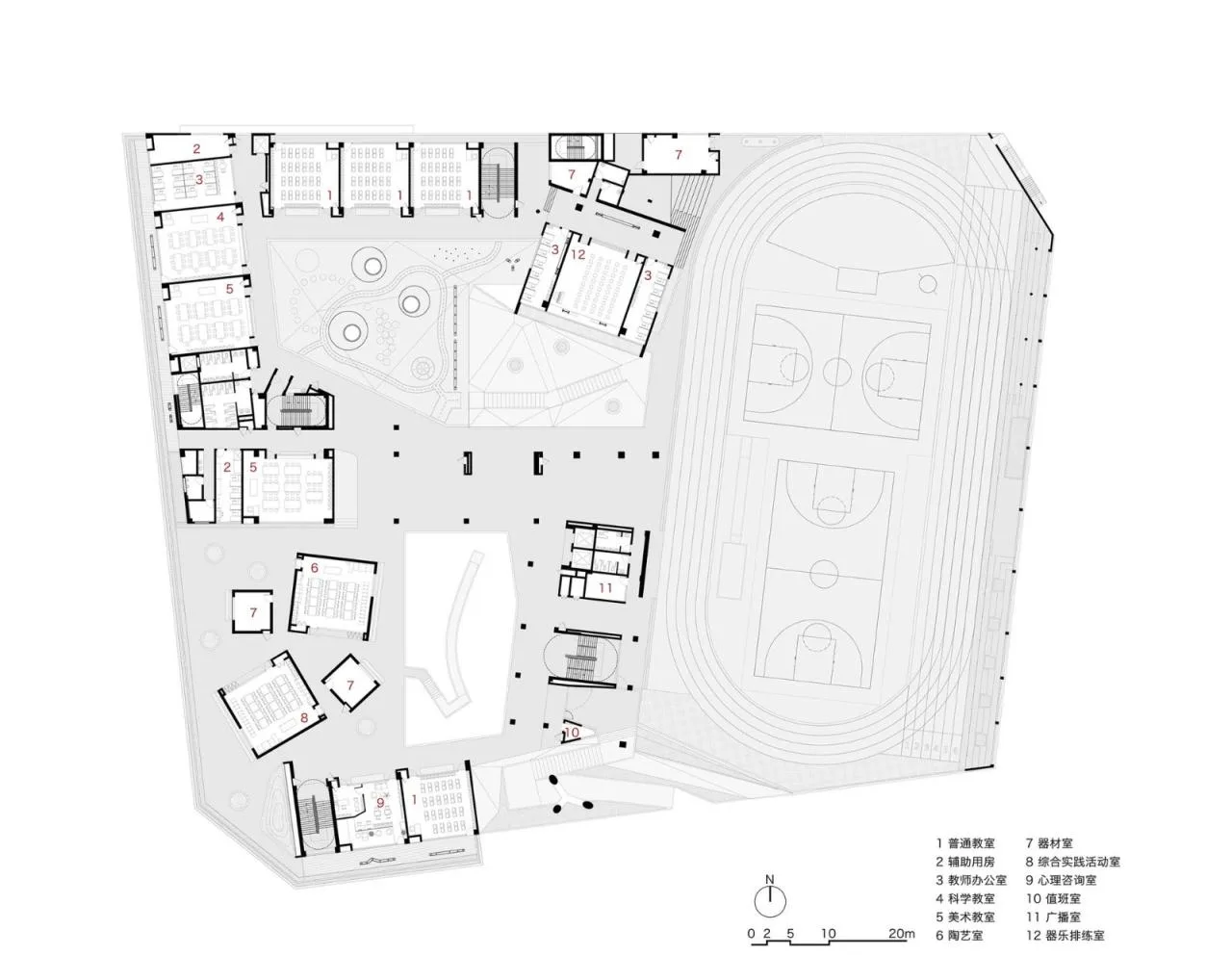 BIM Architecture | Shenzhen Futian Xinsha Primary School/Building 11