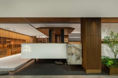 BIM Architecture: Harmonizing Materials and Modern Construction at Benmu Exhibition Hall by Hummingbird Design-BIM WORLD