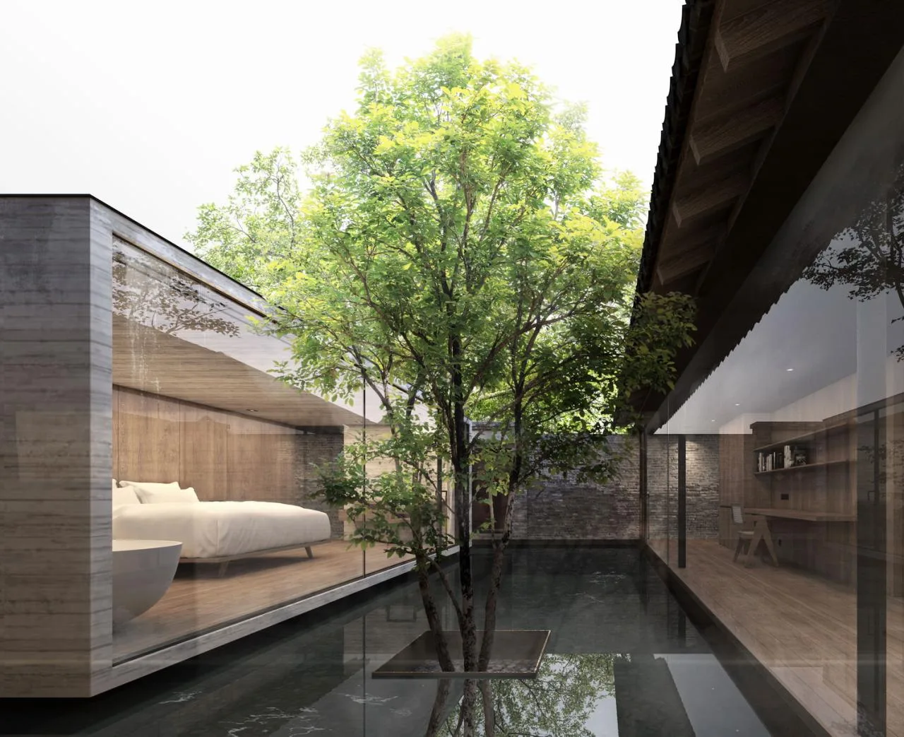 BIM Architecture | Beijing Dongcheng Private Residence/JSPA Design
