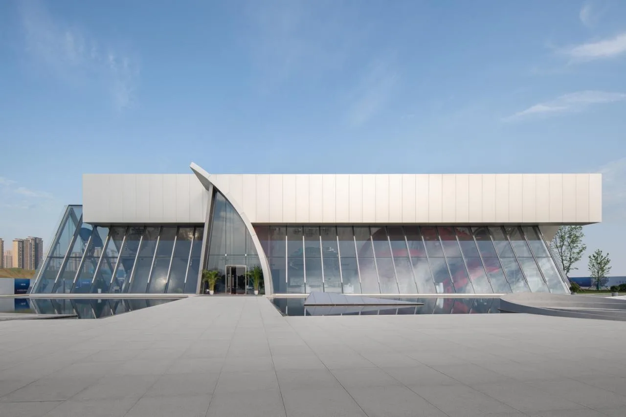 BIM Architecture | Chongwen Langyue Exhibition Center in Jinghe New City, Xi'an/AOE Construction Team