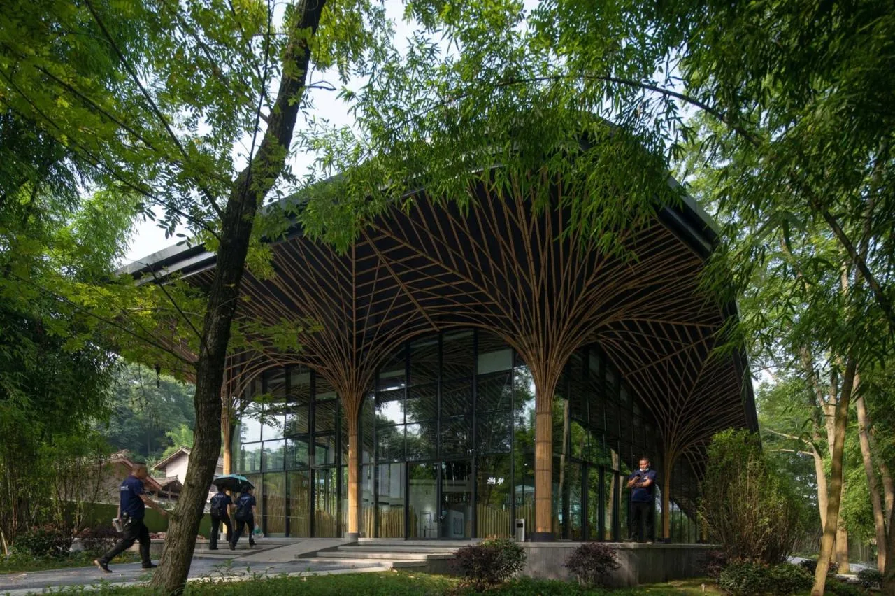 BIM Architecture | Qionglai Bamboo Museum/UNO Architects