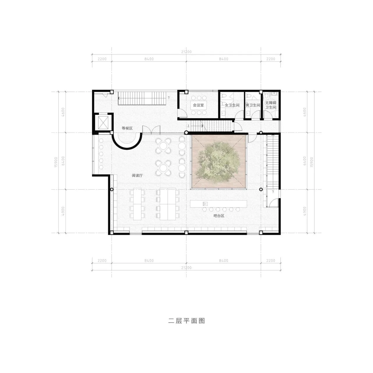 BIM Architecture | Meeting Room in Bache School Town/Proper Design