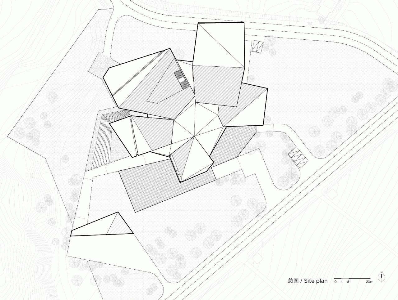 BIM Architecture | Red Stone Array, Yunnan Dongfeng Yun Art Center/Meng Fanhao