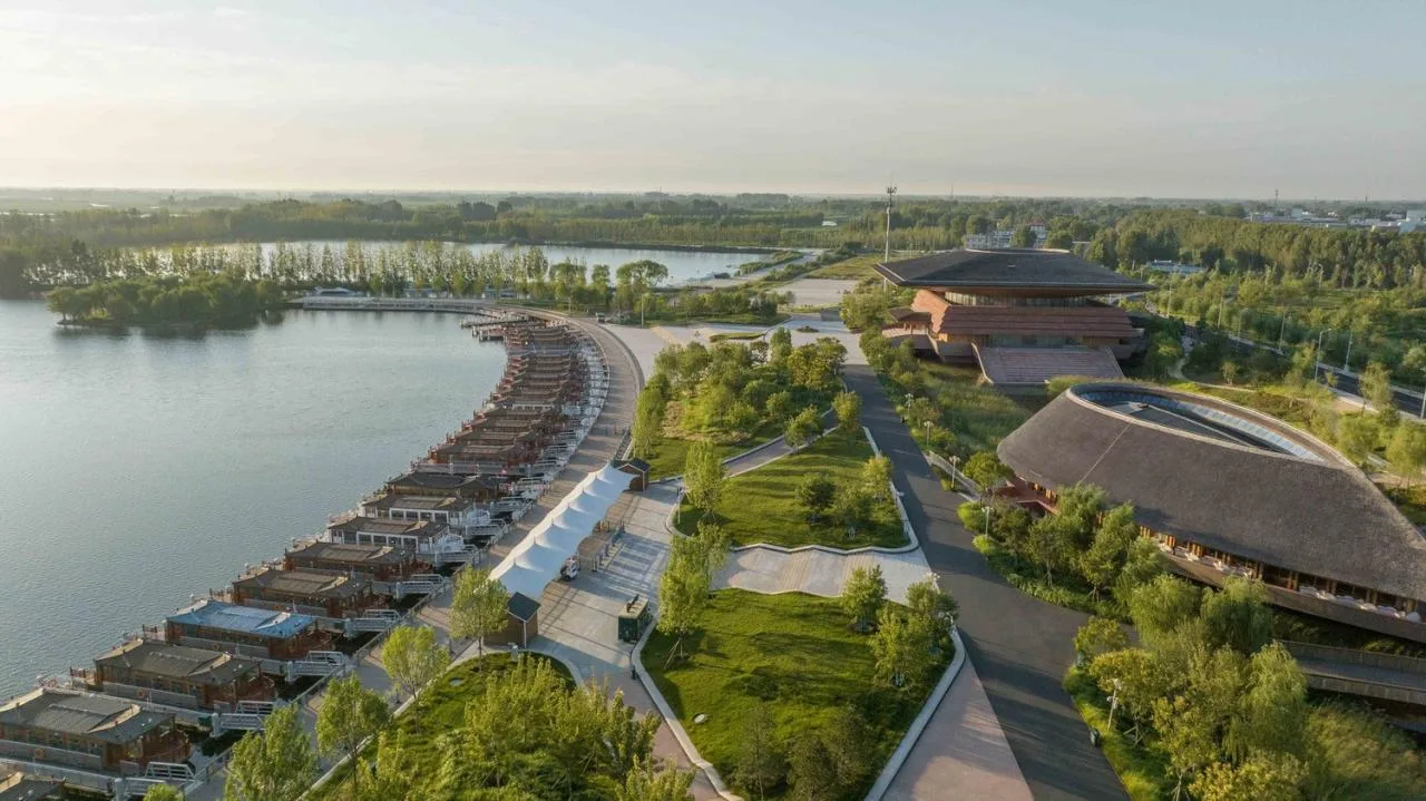 BIM Architecture | Xiong'an Baiyangdian Waterfront Park/TLS Landscape Design Firm