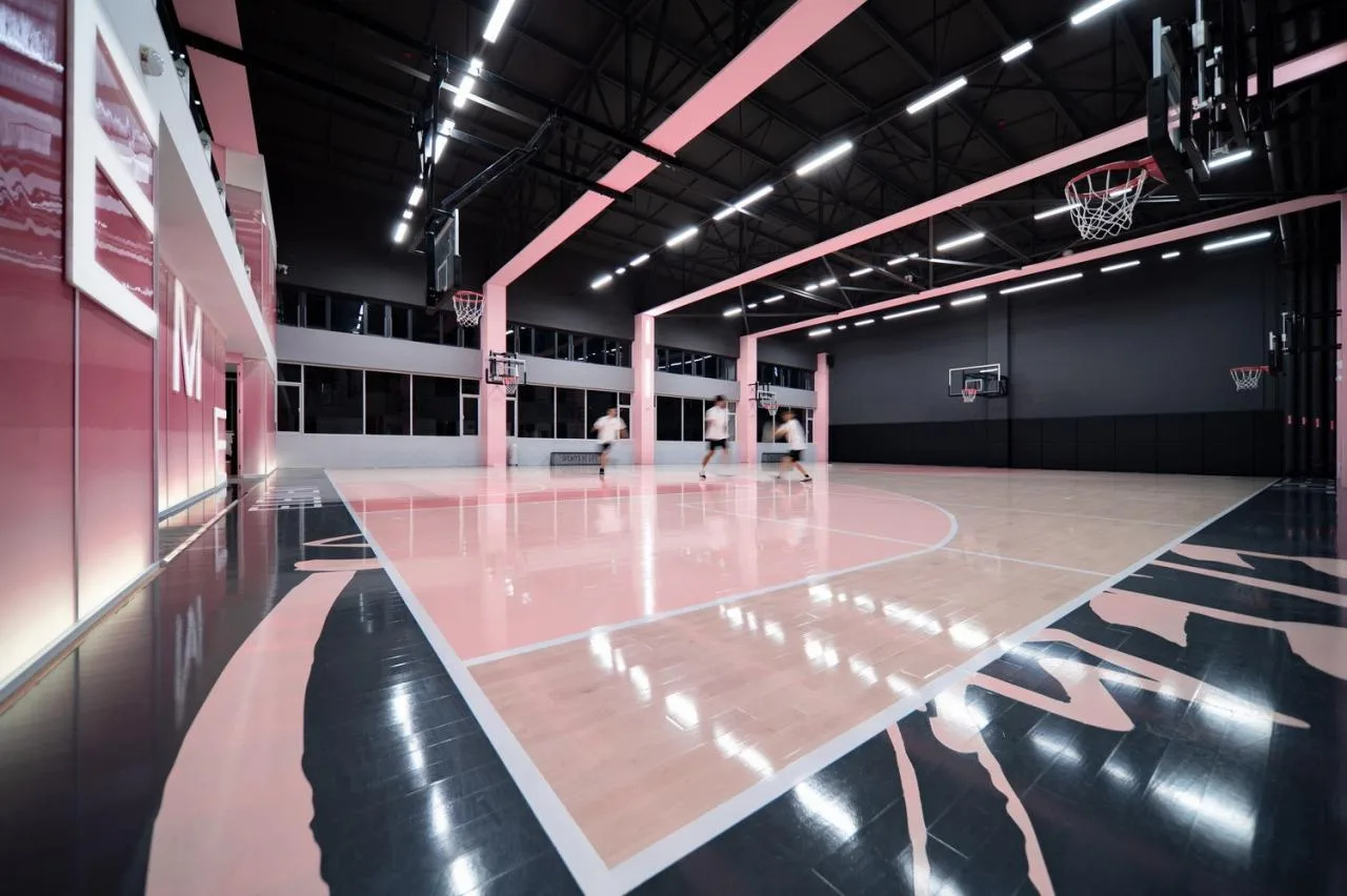 BIM Architecture | Girl's Heart Basketball Hall: Element Sports Basketball Hall Olive Tree Store, Kunming/Pingjie Design