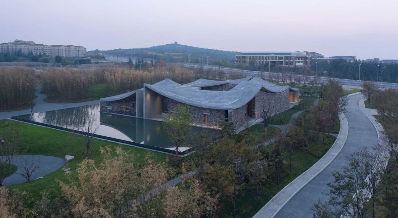 BIM Architecture | Zibo Overseas Chinese Town Art Center/Zhu Pei Architectural Design Firm