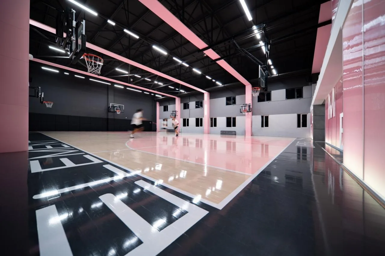 BIM Architecture | Girl's Heart Basketball Hall: Element Sports Basketball Hall Olive Tree Store, Kunming/Pingjie Design