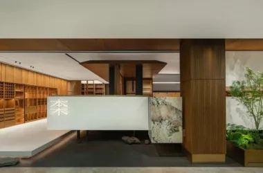 BIM Architecture: Harmonizing Materials and Modern Construction at Benmu Exhibition Hall by Hummingbird Design-BIM WORLD