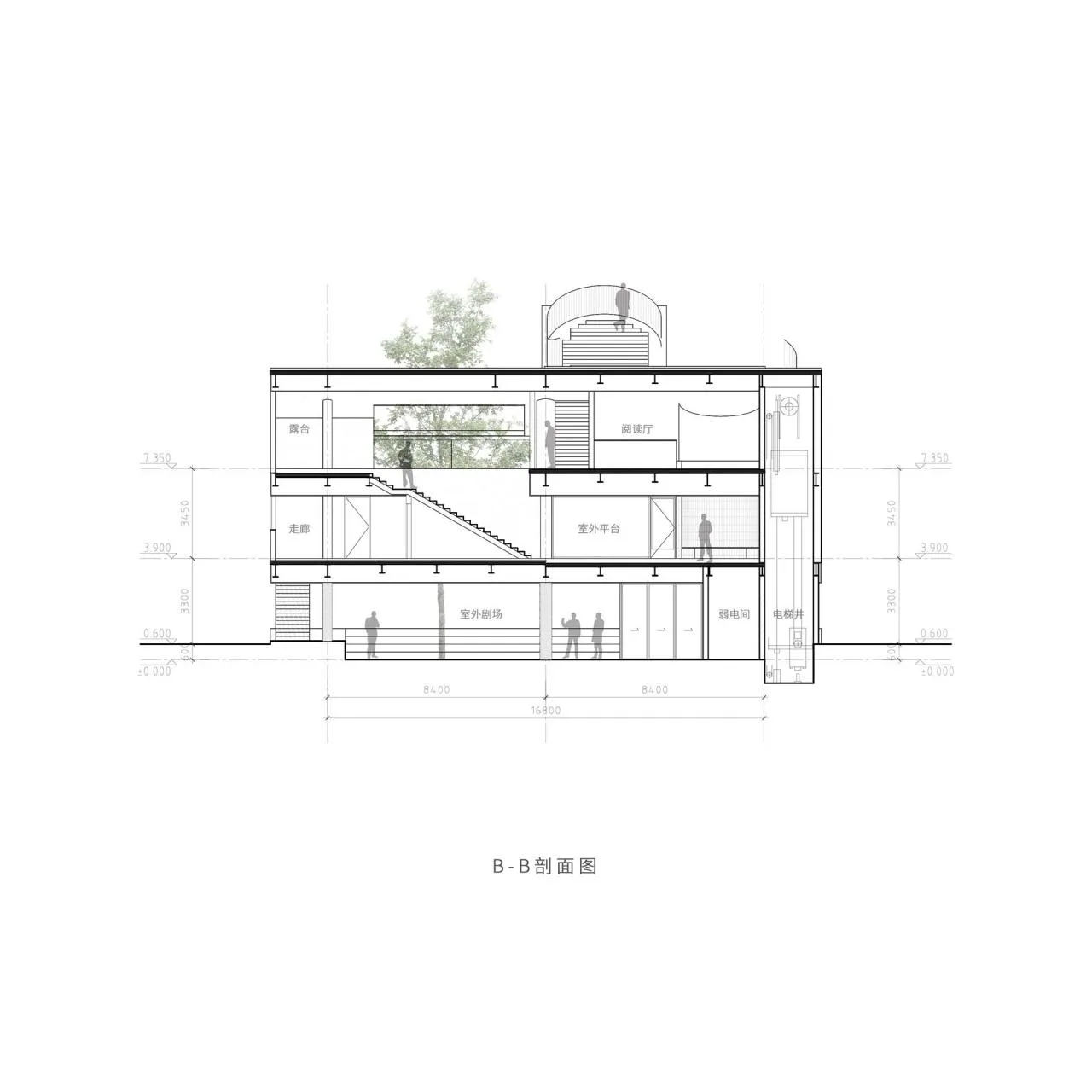 BIM Architecture | Meeting Room in Bache School Town/Proper Design