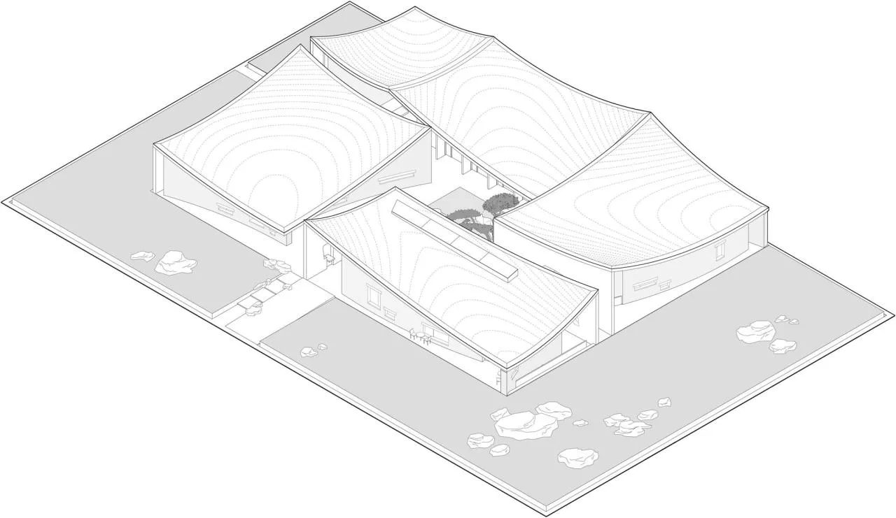 BIM Architecture | Zibo Overseas Chinese Town Art Center/Zhu Pei Architectural Design Firm
