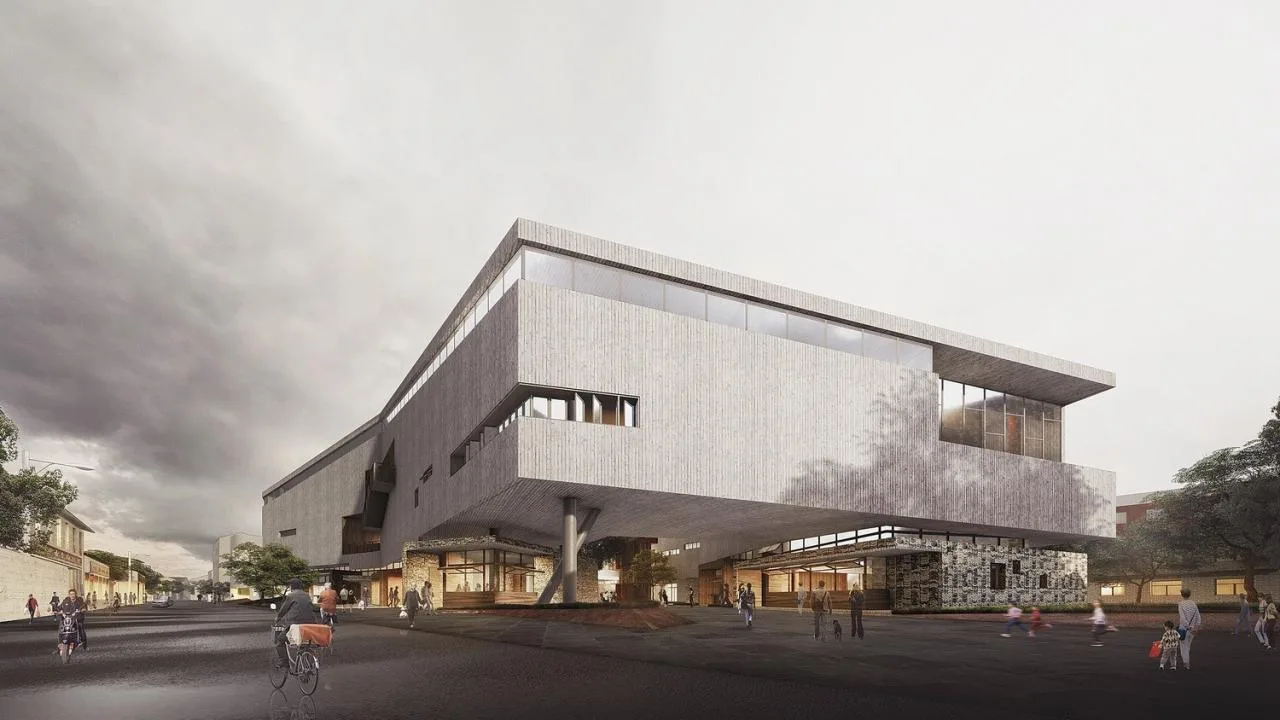 BIM Architecture | Zhejiang Lishui Guyan Painting Town Art Center Breaks Ground/Meng Fanhao line+Architecture Firm