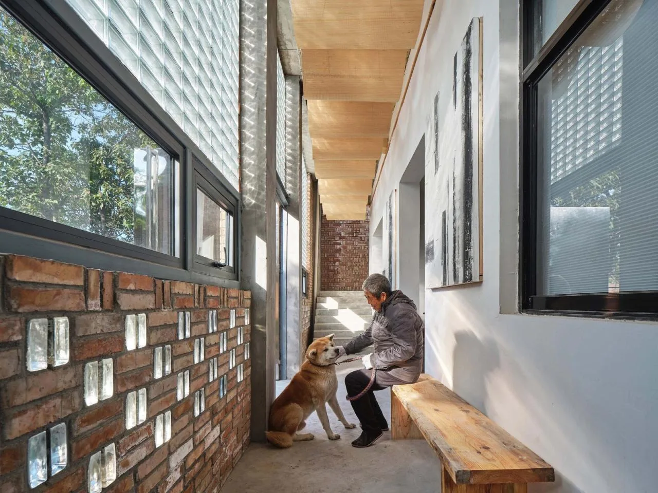 BIM Architecture | Weinan Bayi Village Glass Brick House/Xi'an University of Architecture and Technology Design and Research Institute