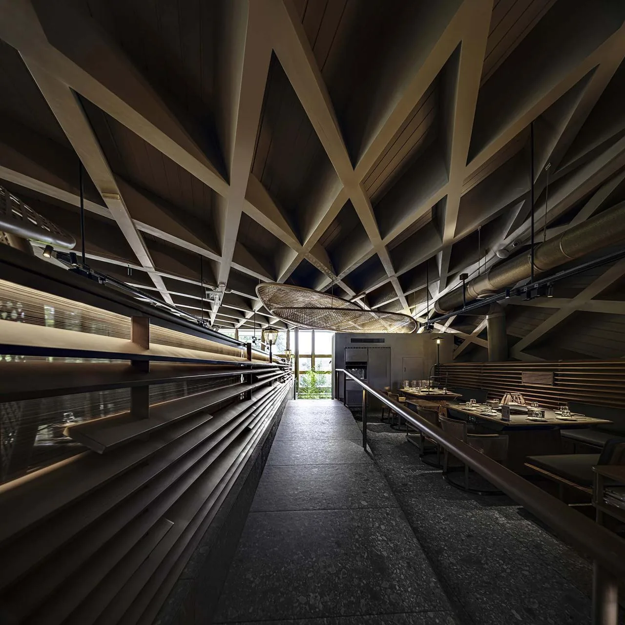 BIM Architecture | Jiaozi Avenue Wooden Roof Restaurant/Zhiye Building