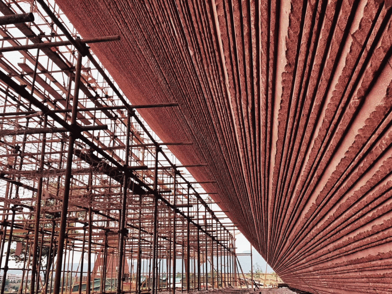 BIM Architecture | Red Stone Array, Yunnan Dongfeng Yun Art Center/Meng Fanhao