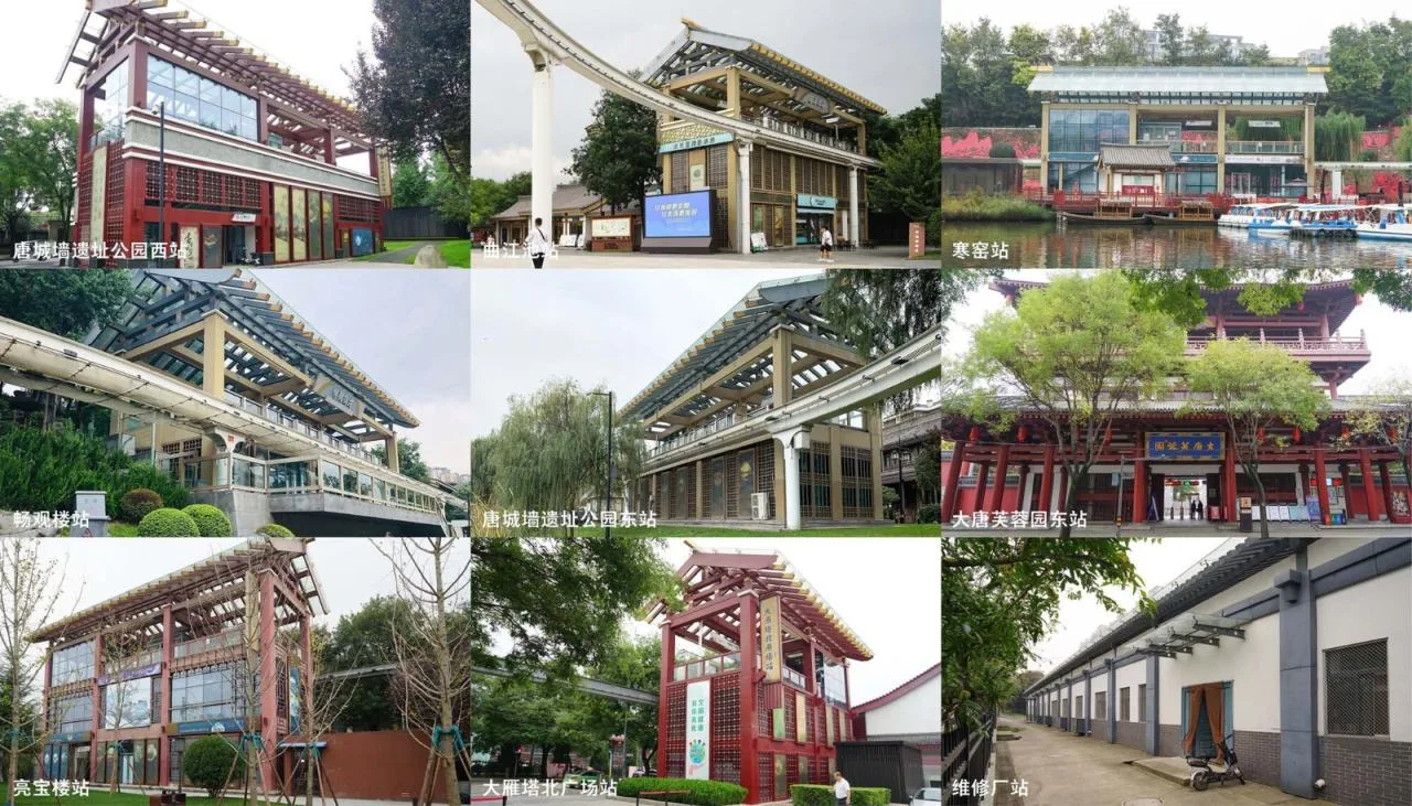 BIM Architecture | Qujiang Tourism Light Rail Station Renovation and Upgrading/Shanghai Bingren Architectural Firm