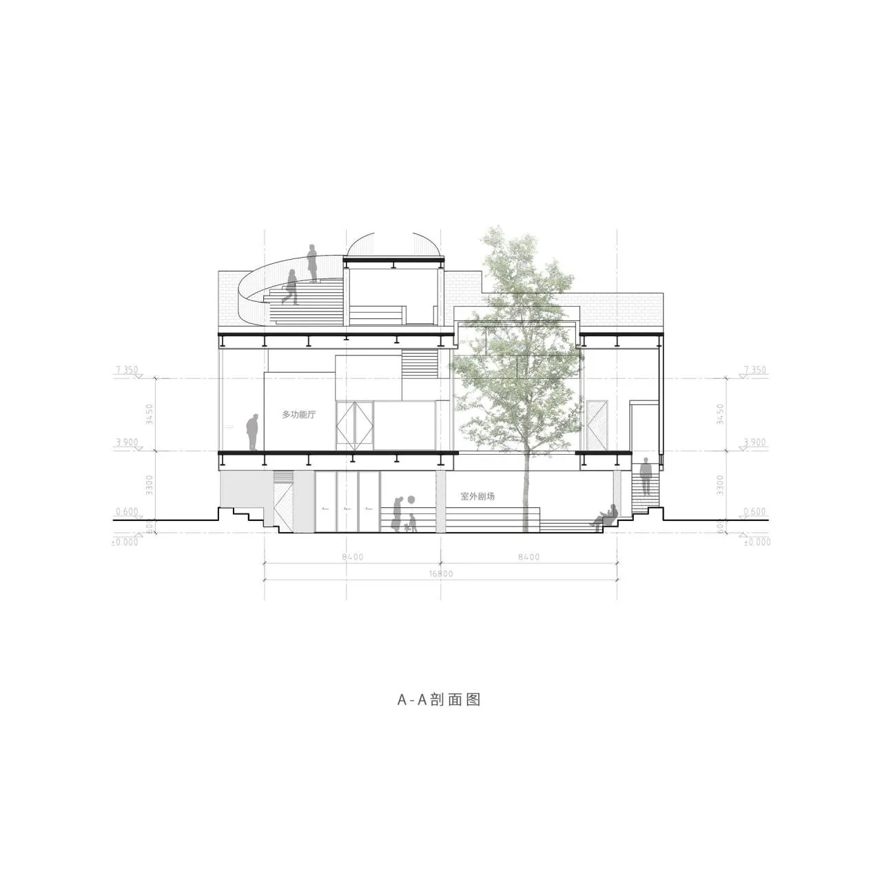 BIM Architecture | Meeting Room in Bache School Town/Proper Design
