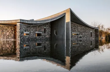 BIM Architecture at Zibo Overseas Chinese Town Art Center by Zhu Pei Architectural Design Firm-BIM WORLD