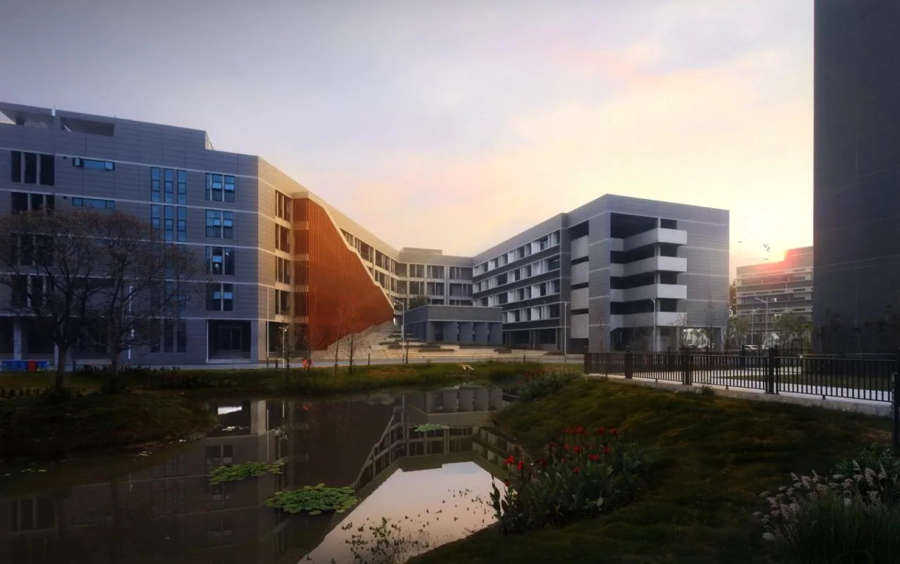 BIM Architecture | Xingshan Leshui Shuzihua: Changjiang Art Engineering Vocational College 3 # Teaching and Training Building/Hubei Jianyifeng Engineering Design Co., Ltd