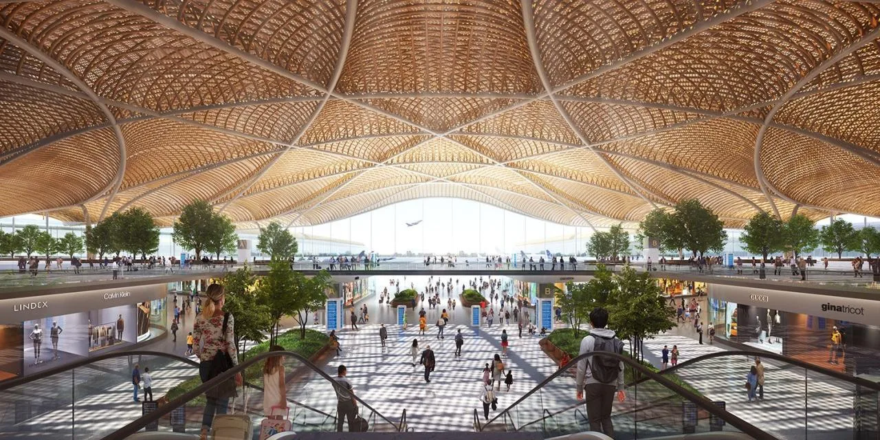 BIM Architecture | Poland CPK Airport Competition: Weaving Design/Foster+Partners wins