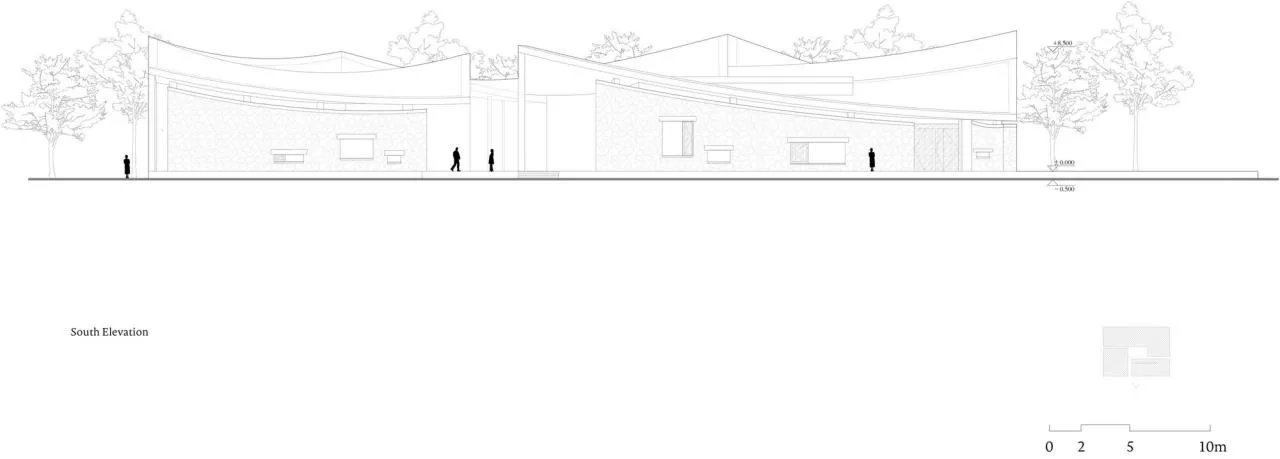 BIM Architecture | Zibo Overseas Chinese Town Art Center/Zhu Pei Architectural Design Firm