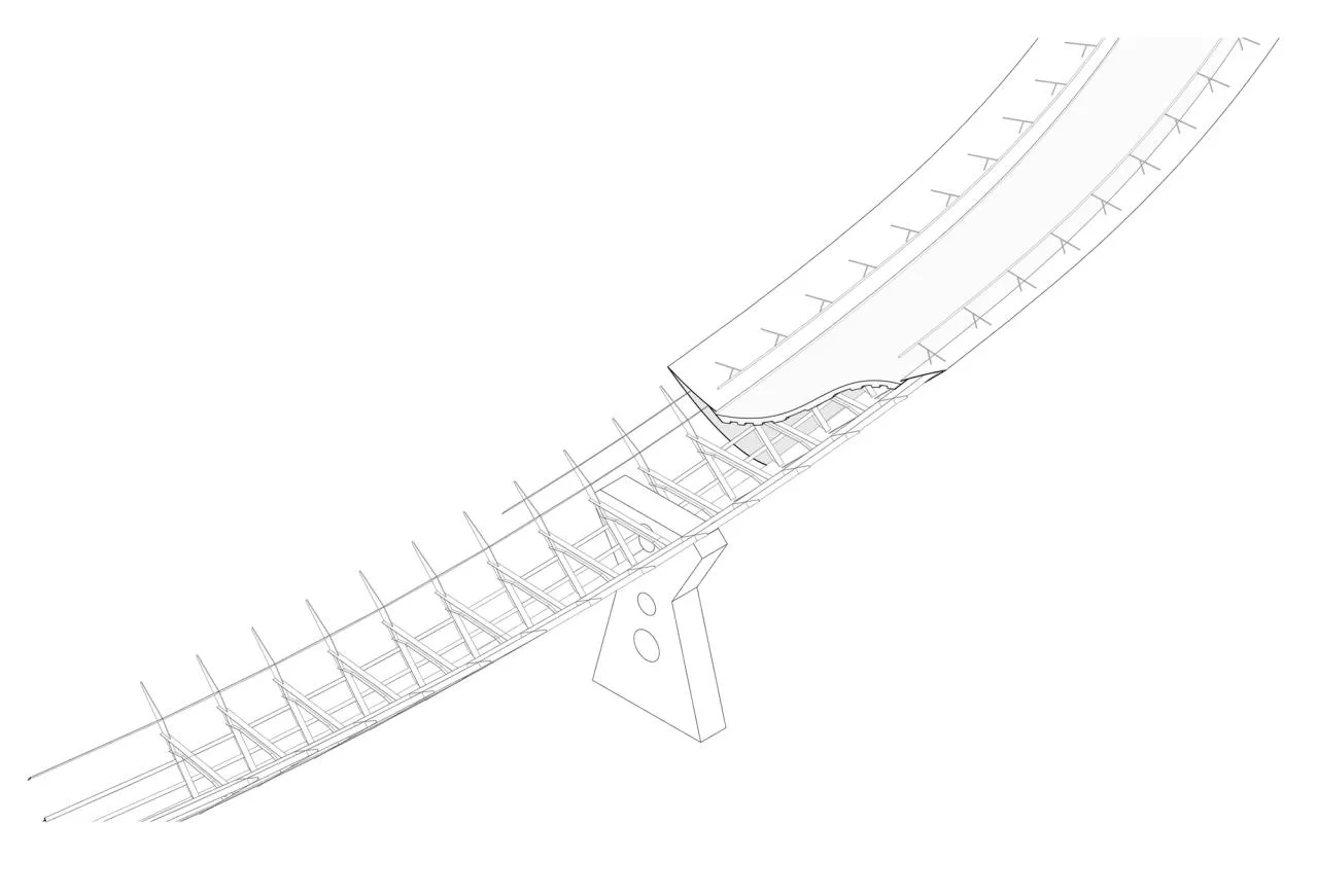 BIM Architecture | Floating Pedestrian Bridge, Onda Atl á ntica Bridge/Onda Arquitectura
