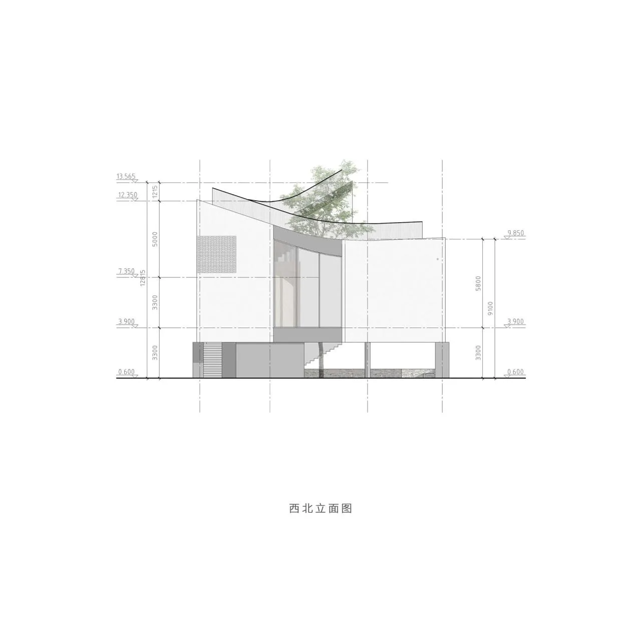 BIM Architecture | Meeting Room in Bache School Town/Proper Design