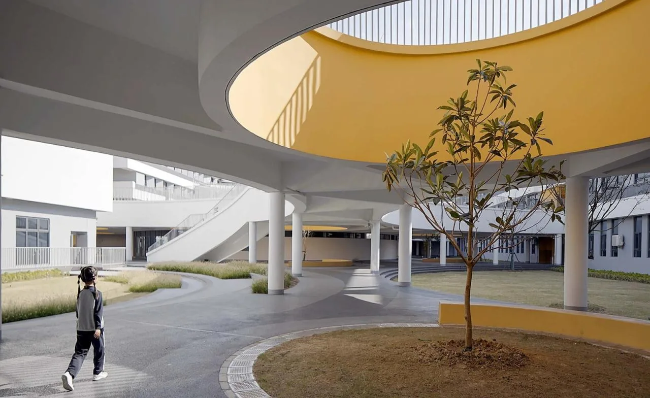 BIM Architecture | Shanghai Fushan Tangcheng Foreign Language Primary School (Peide Campus) Design/Huajian Group Shanghai Architectural Design and Research Institute