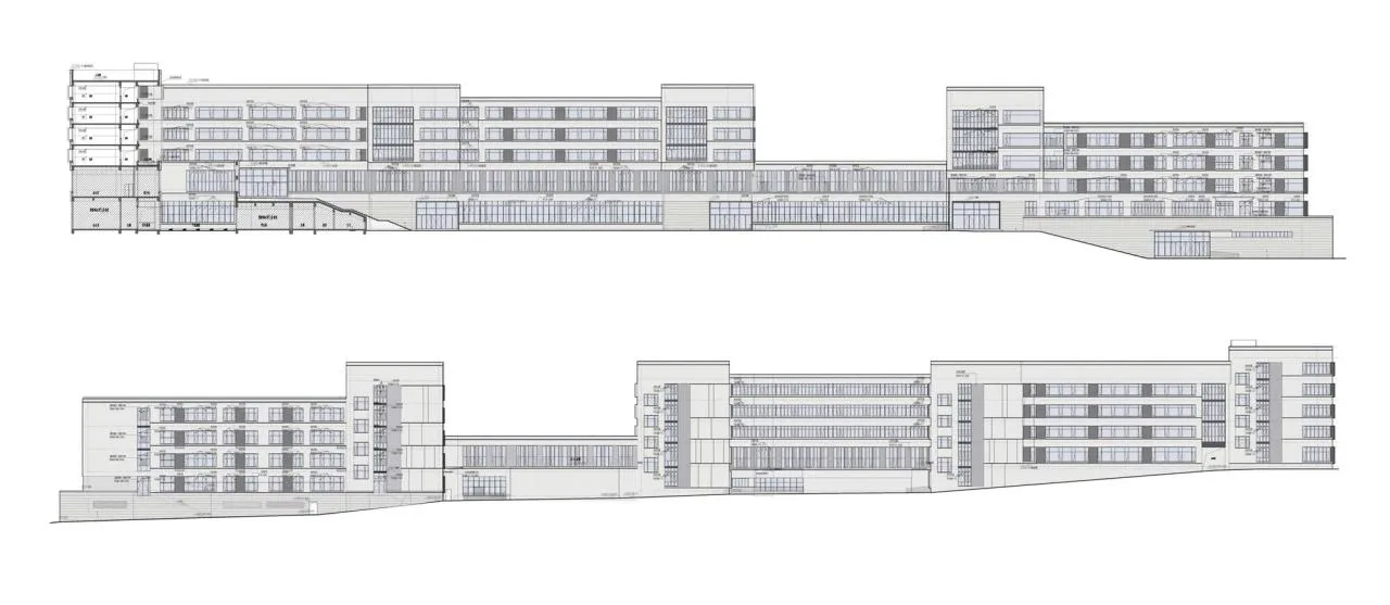 BIM Architecture | Jinan Licheng No.2 Middle School Caishi Campus/Tongyuan Design