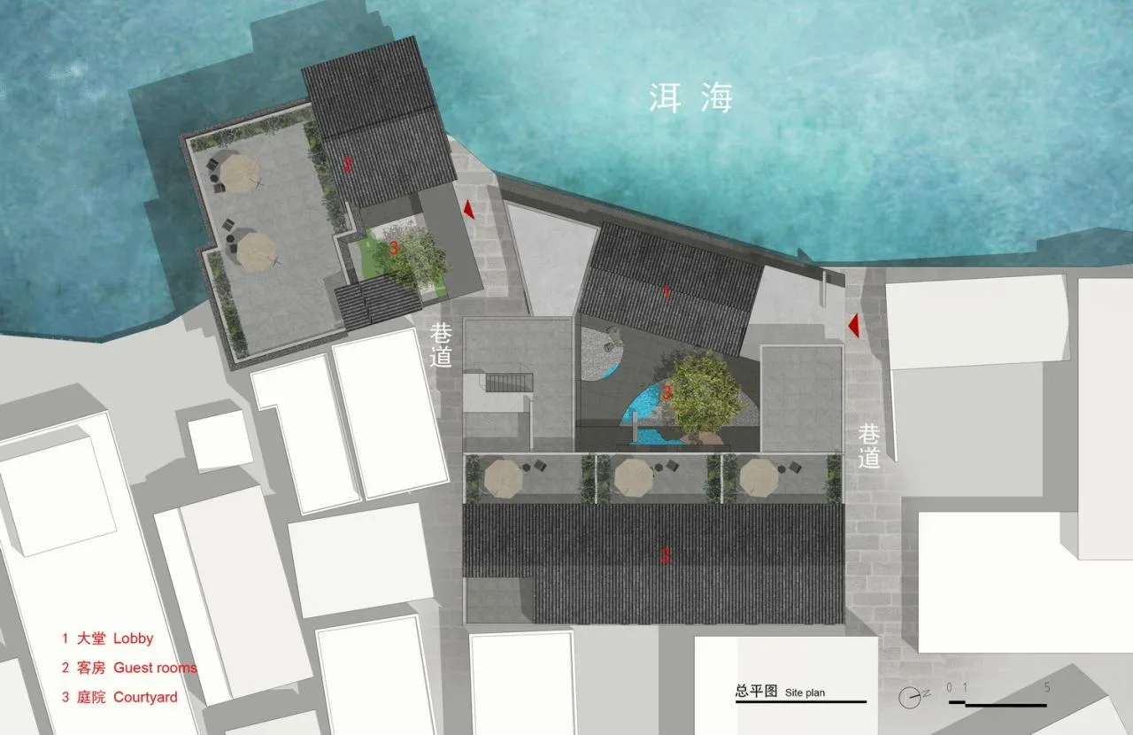 BIM Architecture | Heart Station by the Sea: Design of Dali Shuanglang Taotang Zhi Qiu Resort Hotel/Sanwen Architecture