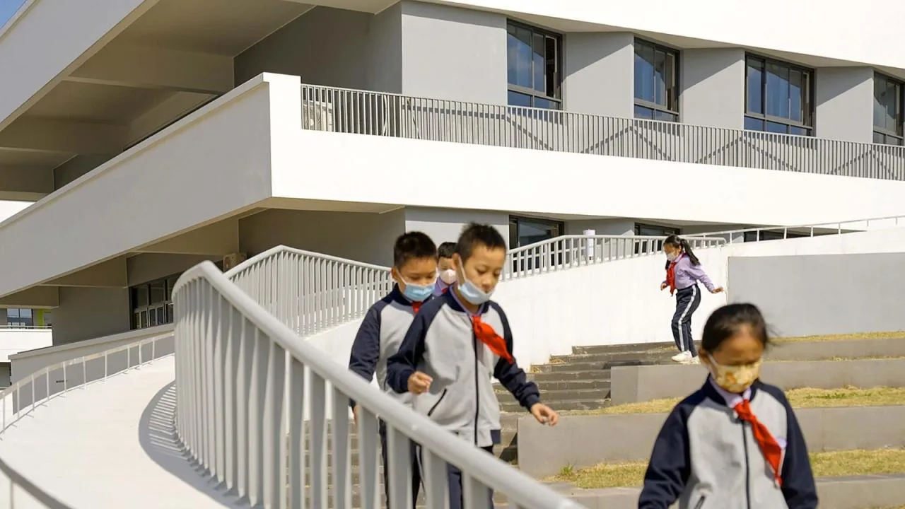 BIM Architecture | Shanghai Fushan Tangcheng Foreign Language Primary School (Peide Campus) Design/Huajian Group Shanghai Architectural Design and Research Institute