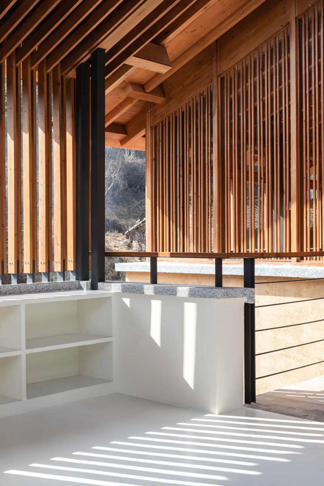 BIM Architecture | Xibian Restaurant for Fenghua Qixiakeng Power Station Renovation/Jianlin Architectural Design Firm