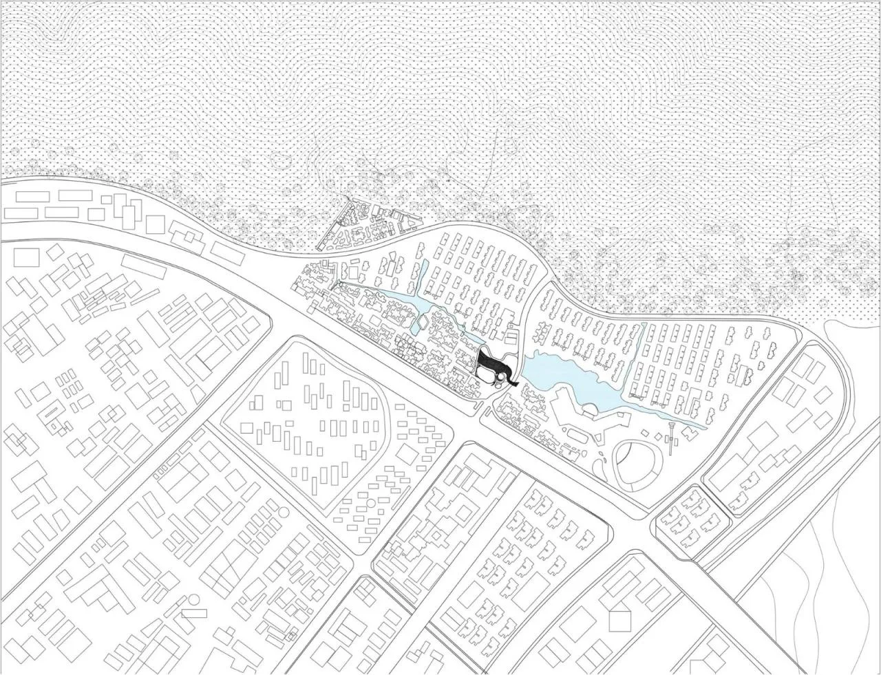 BIM Architecture | OCT Chaohu Natural and Cultural Center/Shanghai Qianhe Architectural Design Firm
