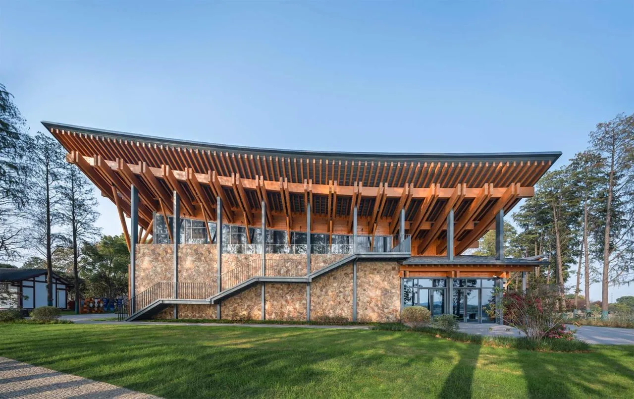 BIM Architecture | 30th Anniversary Achievement Exhibition Hall of China's Implementation of the Wetland Convention/Li Baofeng Architecture Studio, Huazhong University of Science and Technology