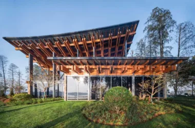 BIM Architecture: 30th Anniversary Exhibition of China’s Wetland Convention by Li Baofeng Studio, Huazhong University of Science and Technology-BIM WORLD