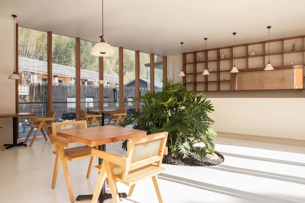 BIM Architecture | Xibian Restaurant for Fenghua Qixiakeng Power Station Renovation/Jianlin Architectural Design Firm