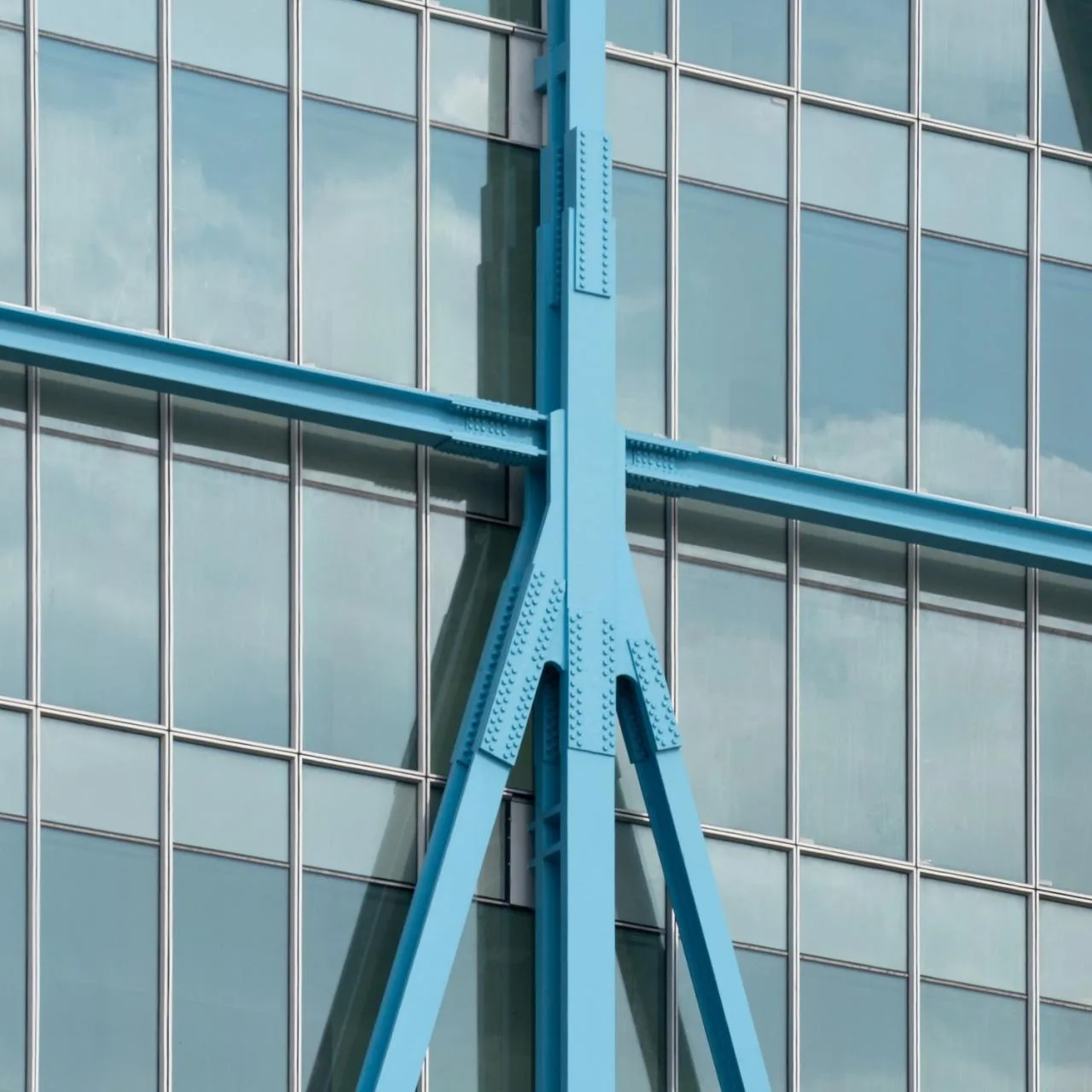 BIM Architecture | Blue 'Bones', EXO Office Building/Shay Cleary Architects