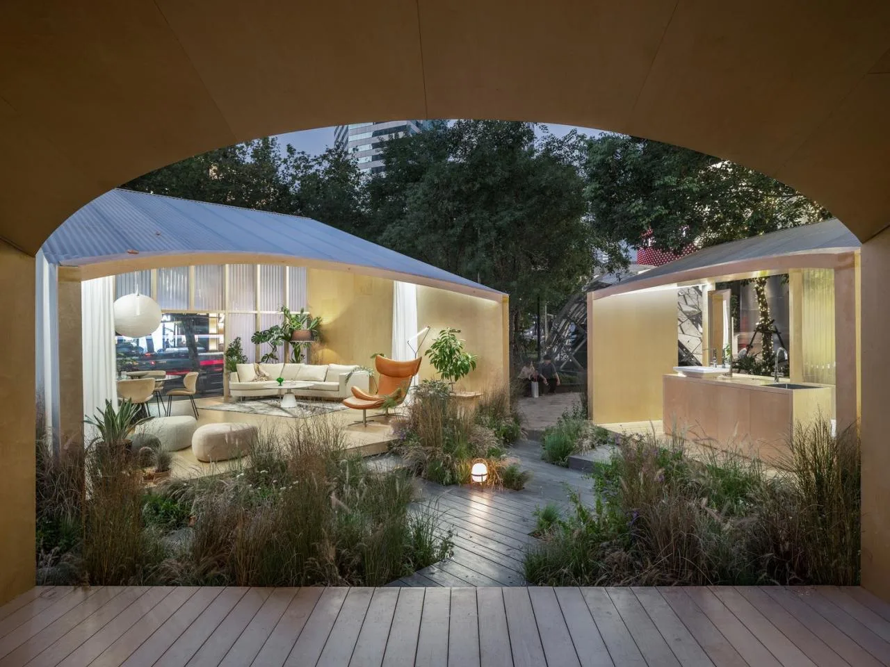 BIM Architecture | Room Garden: Space Installation/Room Building Design in the bustling city