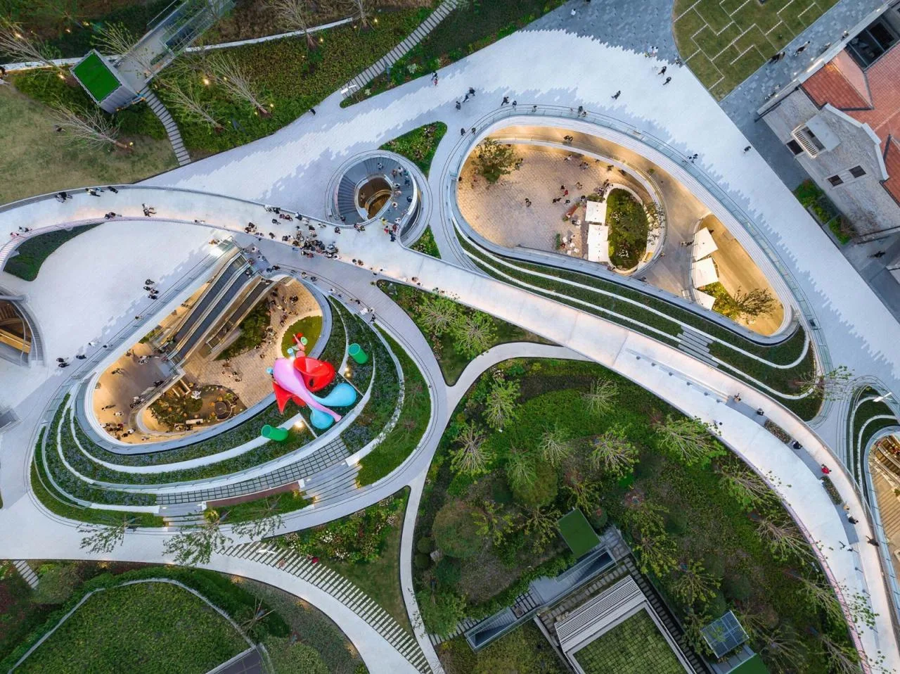 BIM Architecture | Shanghai Suhewan Wanda Plaza/Kokaistudios